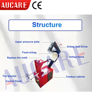 Machine de vulcanisation de pneus de camion modèle AUV-5M, équipement de réparation de pneus sous vide, machine de vulcanisation à température réglable - Product Image 3