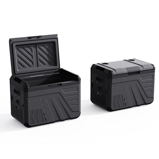 Mini Cooler 45L Portable Refrigerator Dual Use Compressor Freezer for Camping RV Truck Outdoor Cooling Storage Ice Cream Freezer