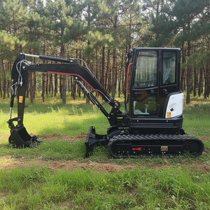 Mini Excavadora de 3.5 Toneladas con 5 Motores, Fabricada en China, para Jardinería, Todo Terreno, Pequeña Excavadora Hidráulica para el Hogar - Product Image 1
