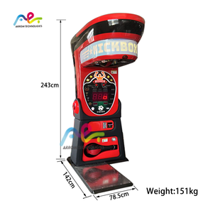 Machine <span class=keywords><strong>de</strong></span> jeu d'arcade <span class=keywords><strong>de</strong></span> <span class=keywords><strong>boxe</strong></span> électronique à monnayeur pour entraînement, avec <span class=keywords><strong>sac</strong></span> <span class=keywords><strong>de</strong></span> <span class=keywords><strong>frappe</strong></span> - Product Image 3