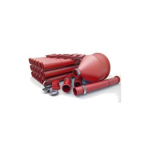 Pièces de rechange de pompe à béton résistant à l'usure 219/258/260/288/300mm 8''10''12'' tuyau de <span class=keywords><strong>Tremie</strong></span> en acier - Product Image 2