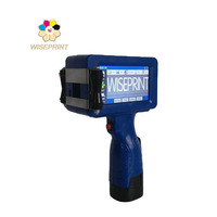 Imprimante jet d'encre intelligente portable WisePrint 25,4 mm Mini TIJ pour étiquettes, codes de date et dates de péremption, avec capteur et support 100 mm