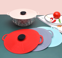 Couvercle de bols en Silicone, ustensiles utilisés pour les Pots et les bols, résistants à la chaleur, réutilisables, hermétiques