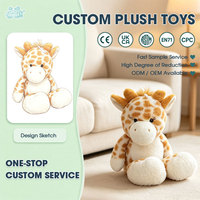 Peluche girafe mignonne, jouet en peluche doux à pois, jouet câlin à long cou, décoration de chambre d'enfant, cadeau d'anniversaire pour enfants et bébés