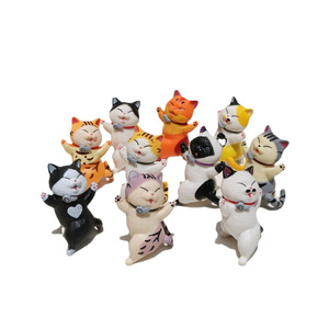Adorno de Gato Bailarín para Coche, Figura de Gatito Creativa para Decoración Interior de Coche, Mini Juguete de Gato Kawaii para Niños - Product Image 6