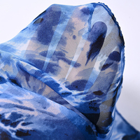 Foulard Hijab en Chiffon Bulle Teinté Ombré Uni Imprimé pour Femme – Nouveauté Tendance pour le Commerce International en Ligne