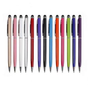 Stylo à bille en métal élégant avec logo personnalisé et stylet tactile pour l'assurance, l'automobile et l'éducation - Product Image 3