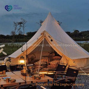 <span class=keywords><strong>Yurta</strong></span> de Lujo para Campamento al Aire Libre, Tienda de Campaña Tipo <span class=keywords><strong>Yurta</strong></span> Mongol, Tienda de Campaña Alta Tipo Tipi, Tamaños de 5m, 4m y 2.5m, Hecha de Lona Oxford - Product Image 2