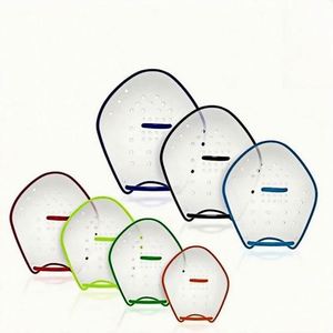 Palettes de natation transparentes avec sangle réglable pour adultes débutants améliorant le confort et la liberté de natation en piscine - Product Image 3