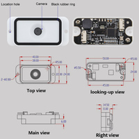Escáner de Código de Barras para Sistema de Inventario YJ-ES906 1D 2D USB con Sensor CMOS, Módulo de Código QR para Uso en Almacén, en Stock