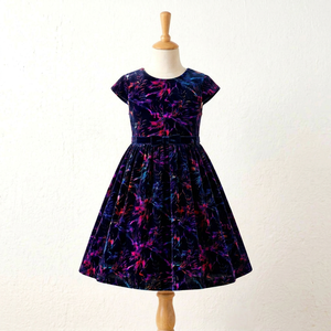 Elegant Velvet Printed Fabric Foil Finish Womens Apparel Dress Making Fashion Wear Home Decor Custom OEM - Product Image 1