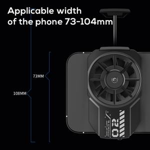 Ventilador de Refrigeración Portátil MEMO FLA2 con Clip Trasero para Teléfono Móvil, Enfriador para Juegos con Batería de 300 mAh - Product Image 3