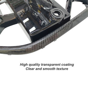 Griglia in fibra di carbonio stile CS per <span class=keywords><strong>BMW</strong></span> <span class=keywords><strong>4</strong></span> <span class=keywords><strong>serie</strong></span> G22 G23 coupé 2021 + senza ACC/ACC griglia paraurti anteriore - Product Image 5
