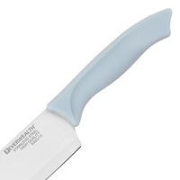 Ensemble de couteaux de cuisine multifonctionnels d'usine directe gaine de poignée en PP colorée coupe tranchante en acier inoxydable pour boîte-cadeau de Chefs