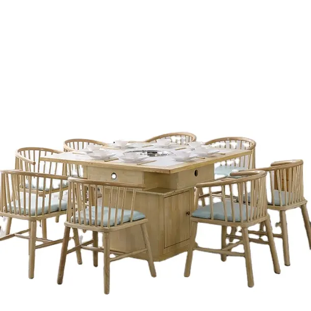 Mesa de comedor de cuero italiano de lujo, 6 sillas de comedor de lujo, mesa de comedor moderna de mármol, muebles de comedor