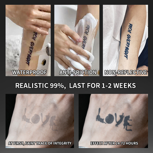 Divertente <span class=keywords><strong>gatto</strong></span> tatuaggio temporaneo tatuaggio Semi-permanente impermeabile e anti-sudore della durata <span class=keywords><strong>di</strong></span> 2 settimane realistico tatuaggio adesivi a base <span class=keywords><strong>di</strong></span> erbe - Product Image 5