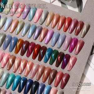 JTING Nueva Tendencia en Uñas, Colección Completa de 144 Colores, Set de Esmalte de Gel Ojo de Gato, Personalizable OEM, Esmalte de Gel Ojo de Gato UV LED para Arte de Uñas - Product Image 1