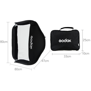 Godox 80X80cm 31,5 "x 31,5" plegable portátil Bowens montaje <span class=keywords><strong>Softbox</strong></span> estudio estroboscópico <span class=keywords><strong>Flash</strong></span> foto reflectante <span class=keywords><strong>Softbox</strong></span> difusor - Product Image 6