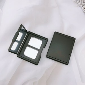 เครื่องจ่ายลิปสติก DIY พร้อมกระจก กล่องเก็บเครื่องสำอางแบบสองช่องสำหรับจัดเก็บเครื่องสำอาง พาเลทไฮไลท์เตอร์แบบพกพา - Product Image 4