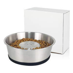 Mangkuk Anjing Stainless Steel untuk Makanan dan Air, Alas Karet Anti Selip, Tahan Karat, Mangkuk Anjing Logam Ekstra Tebal untuk Anjing Ukuran Sedang - Product Image 6