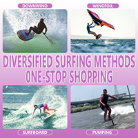 Nouvelle arrivée : Planche de surf hydrofoil GY PVC 96CM, planche à ailes pour la navigation en mer, unisexe