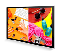 Écran LED couleur plein format P5 de 32 pouces pour montage mural commercial, écran LED extérieur, garantie de 2 ans, OEM capacitif FHD 350cdm2 120Hz