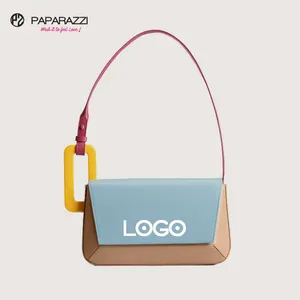 Paparazzi PA0416 2023 Vintage Design Acrylic Geometric Decor Fashion Trendy Cell Phone Mobile Phone Underarm Shoulder Hand Bag