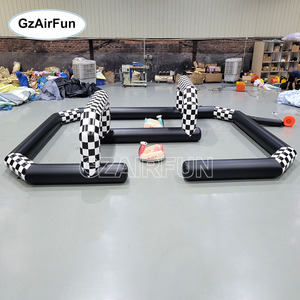Pista <span class=keywords><strong>de</strong></span> Carreras <span class=keywords><strong>de</strong></span> Karts Inflable Personalizada, Barrera Portátil <span class=keywords><strong>para</strong></span> Autos <span class=keywords><strong>de</strong></span> Choque <span class=keywords><strong>para</strong></span> Fiestas y Eventos al Aire Libre - Product Image 2