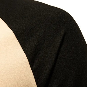 T-shirt Homme Slim Fit à Manches Longues Col Rond Anti-Plis & Respirant Séchage Rapide Manches Raglan Polyester/Coton Décontracté Personnalisable - Product Image 2