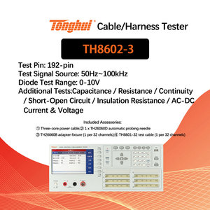 Tonghui TH8602-1 TH8602-2 TH8602-3 TH8602-4 TH8602B TH8602C TH8603-4 Instrumento de Medición de Cables y Probador de Arnés - Product Image 4