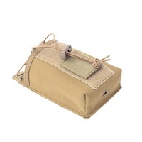 Pochette d'attache Molle à cordon élastique, sac de transport vertical pour radio et outils de randonnée en extérieur