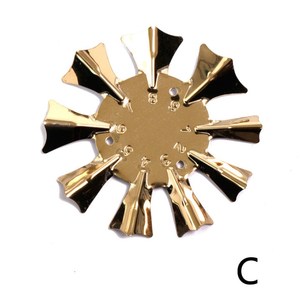 Bộ dụng cụ làm móng bằng thép không gỉ mạ vàng bạc nhiều màu, gồm 13 mẫu dao cắt móng kiểu Pháp, tạo đường cong dễ dàng. - Product Image 4