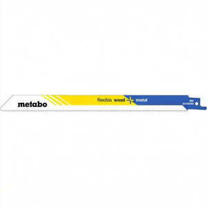 Hoja de sierra recíproca Metabo 628265000 para corte flexible de madera y metal - Product Image 3