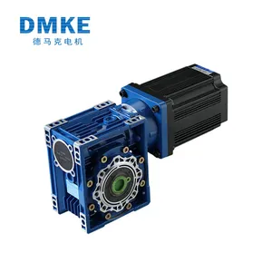 DMKE OEM & ODM 12v 24v 36v 48v 310v 90w 150w 200w 300w 450w 750w 20-267r/min bldc brushless DC worm nmrv motoréducteur