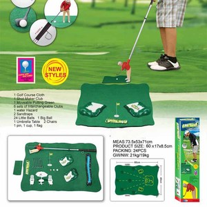 Ensemble de jouets de mini-golf pour enfants, <span class=keywords><strong>jeu</strong></span> de mini-golf portable intérieur/extérieur pour le <span class=keywords><strong>jeu</strong></span> en famille - Product Image 2