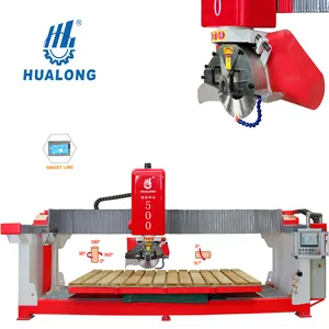 Hualong איטלקי CNC תכנית אבן חיתוך מכונת עם לייזר יהלום ראה להב עבור כללי בניית חומרים HSNC-500 סימנס
