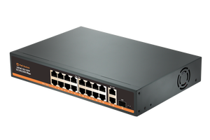 PSE สวิตช์16พอร์ต PoE มาตรฐานคุณภาพสูงพร้อมวอชชิ่ง VLAN 250เมตรระยะไกลไม่มีการจัดการ - Product Image 4