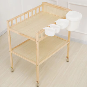 Furniture Baby Changing Unit Wood For Babies and Kids Wood Baby Change <b>Table</b> with <b>Adjustable</b> Height - Product Image 3
