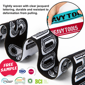 <span class=keywords><strong>Jacquard</strong></span> In Nổi Độ Đàn Hồi Cao Ban Nhạc Vai Dây Đeo Màu Vàng Silicone Latex Vải Cho Quần Áo Áo Áo Ngực Đồ Lót - Product Image 3