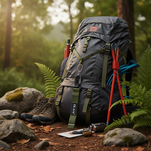 Portachiavi ILAN 20x2,5 cm con Moschettone Verde Militare e Cinturino Accessorio - Product Image 2