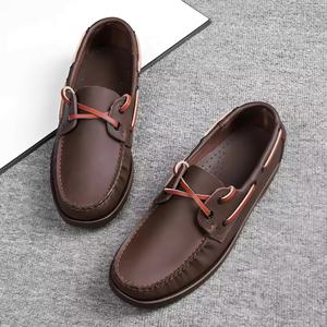 <span class=keywords><strong>Scarpe</strong></span> da Uomo Classiche alla Moda Stile Nautico Trendy in Vera Pelle con Fodera in PVC, Comode con Lacci, Supporto per l'Arco Plantare, Adatte a Tutte le Stagioni - Product Image 6