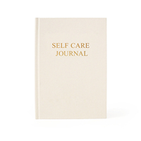 Journal de soins personnels avec impression personnalisée, journal de manifestation, journal quotidien de gratitude non daté, planificateur spirituel de positivité, carnet en lin A5