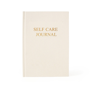 Journal de soins personnels avec impression personnalisée, journal de manifestation, journal quotidien de gratitude non daté, planificateur spirituel de positivité, carnet en lin A5 - Product Image 1