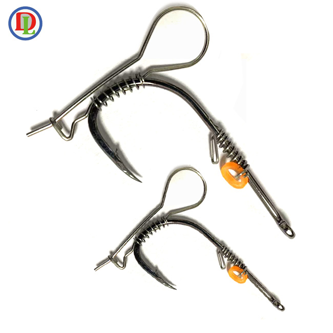 double barbed fishing hooks Long Handle Double Barbed SS Stainless Steel Fish Hook Carbon Steel Marine  Freshwater & Saltwater Fishing Tackle Tool| Alibaba.com