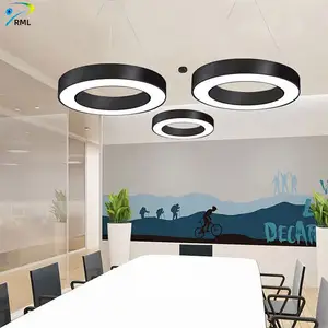ホームオフィス屋内照明丸型モダンランプLEDシーリングライト600 * 600mm LEDサークルペンダントライト