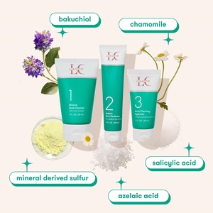 Lance Private Label - Tratamiento para el Acné de 3 Pasos, Limpiador Blanqueador, Suero, Hidratante Facial para Piel Sensible Propensa al Acné, Tamaño de Viaje - Product Image 1