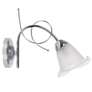 Applique tipo adelfa, 1xE14, cromo, dimensioni 24x29x13 cm; ideale per l'illuminazione di spazi interni e la decorazione. - Product Image 1