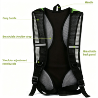 Mochila de Ciclismo con Bolsa de Hidratación Transpirable para Montaña, Correr, Bicicleta, Hombres, Mujeres, Chaleco Deportivo, Bolsa Deportiva para Exteriores, Logotipo Personalizado