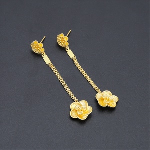 Jxx - Nuevos Aretes de Moda para Mujer, Chapados en Oro de 24K, Joyería de Latón, Precio al por Mayor - Product Image 3