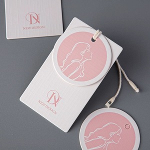 ป้ายกระดาษห่อของขวัญฉลากพิมพ์ลายหรูหรารีไซเคิลสำหรับเสื้อผ้ารองเท้ากระเป๋า - Product Image 4